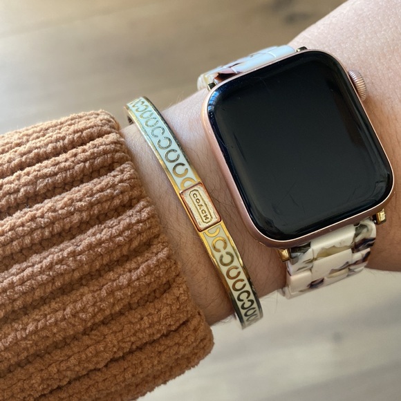 Coach Jewelry - Coach Signature C Two Tone Bangle Bracelet